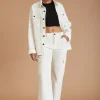 Pants<ALL FENIX AF Denim Utility Pant White