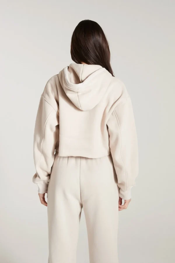 Jumpers & Hoodies<ALL FENIX Circuit Crop Hoodie Stone