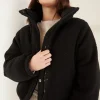Jackets<ALL FENIX Shearling Reversible Puffer Jacket Black