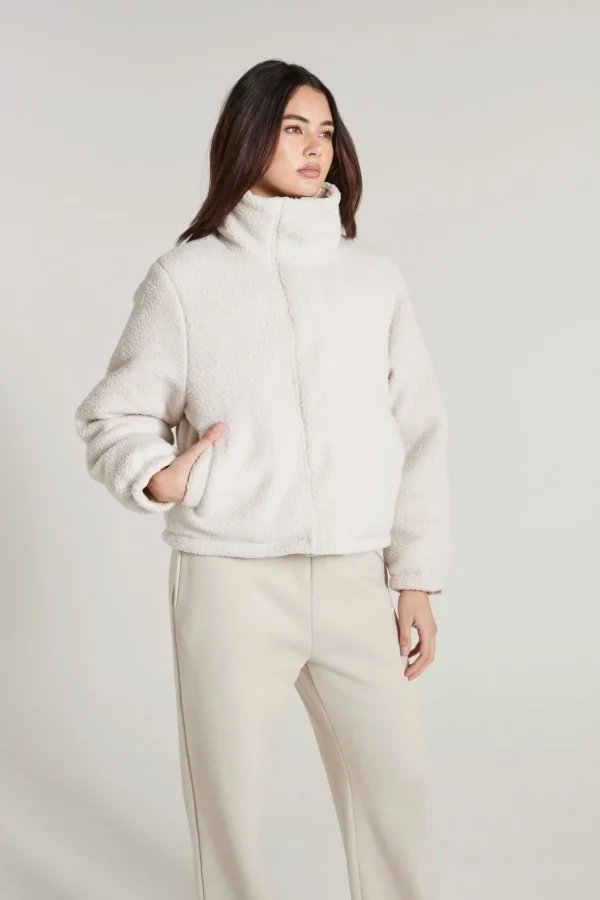 Jackets<ALL FENIX Shearling Reversible Puffer Jacket Clay
