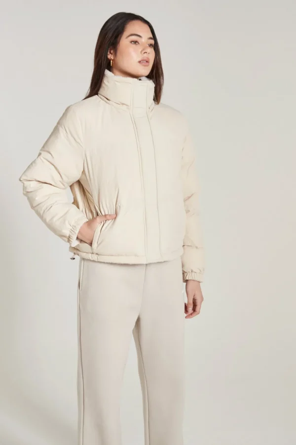 Jackets<ALL FENIX Shearling Reversible Puffer Jacket Clay
