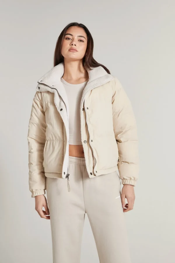 Jackets<ALL FENIX Shearling Reversible Puffer Jacket Clay