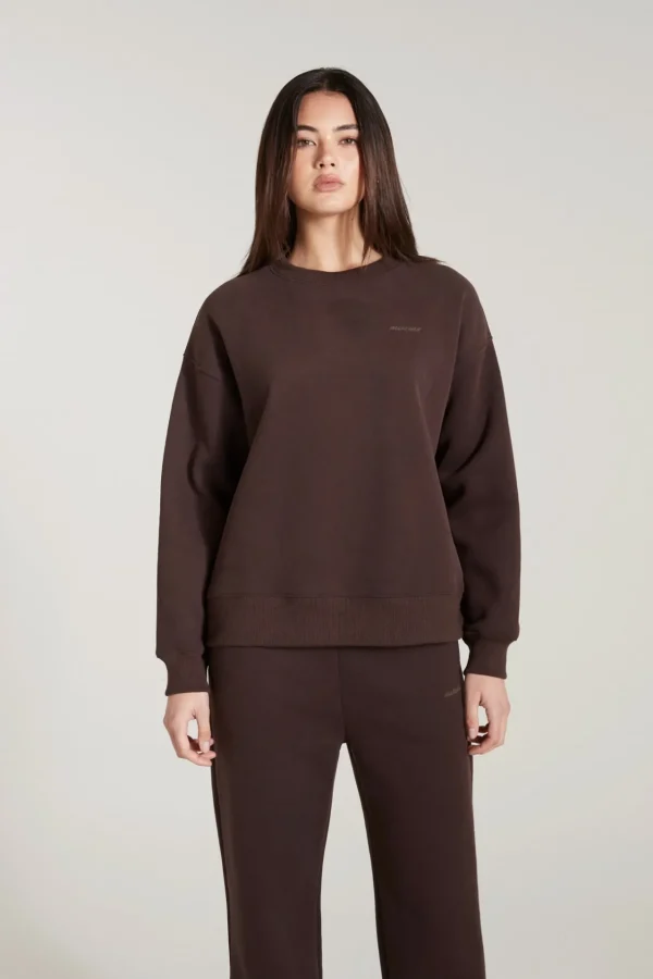 Jumpers & Hoodies<ALL FENIX Signature Crew Sweater Espresso