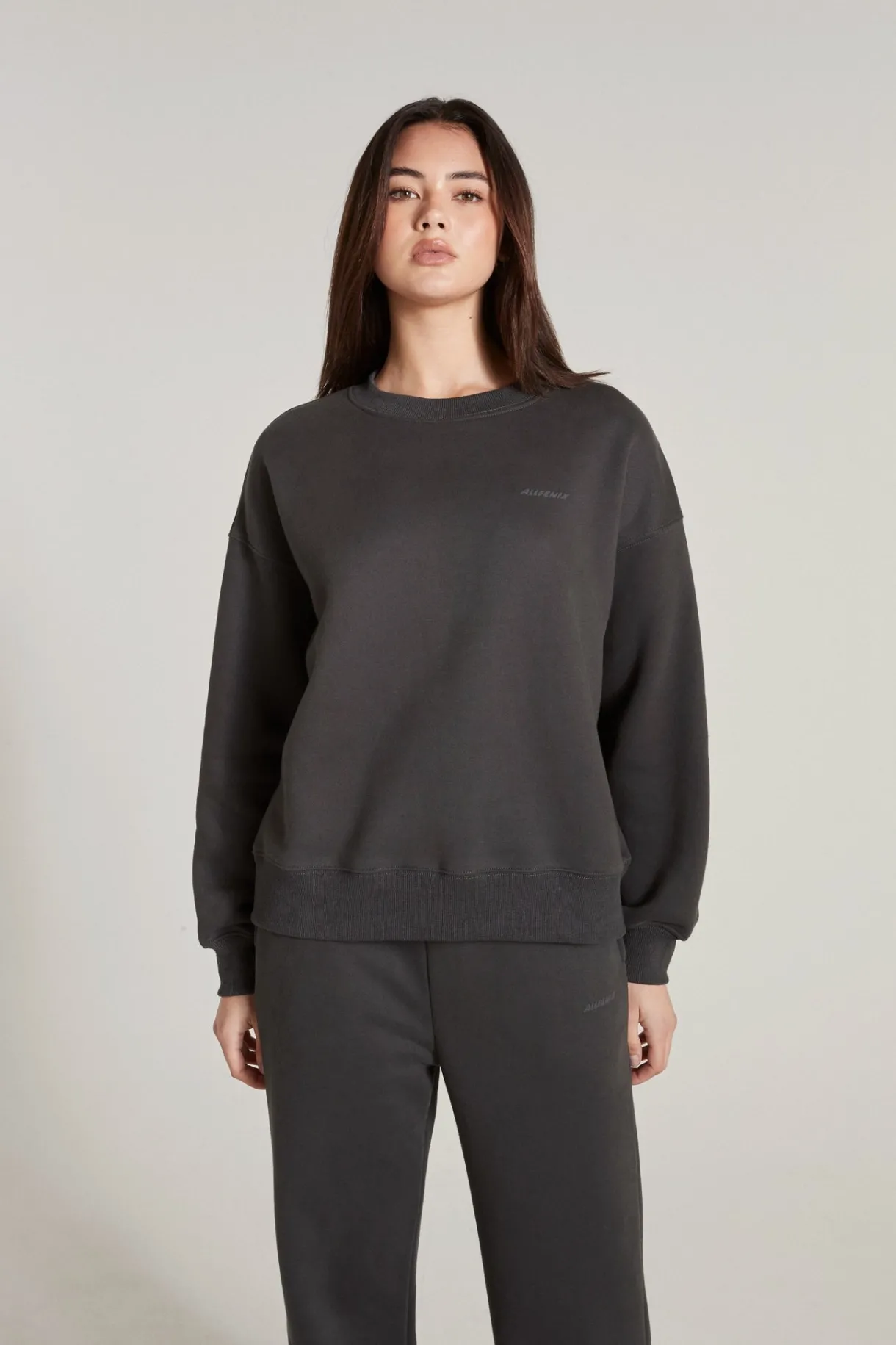 Jumpers & Hoodies<ALL FENIX Signature Crew Sweater VintageBlack