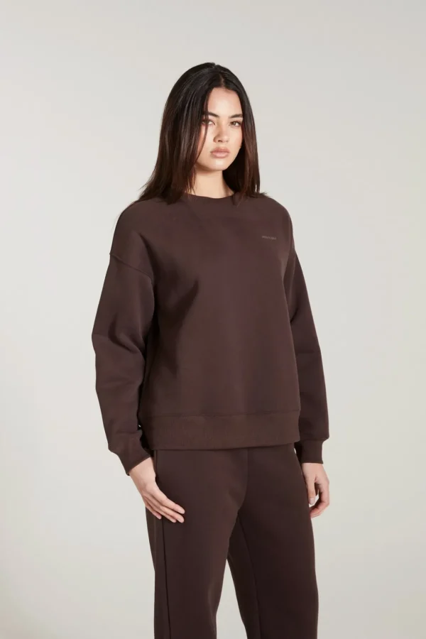 Jumpers & Hoodies<ALL FENIX Signature Crew Sweater Espresso