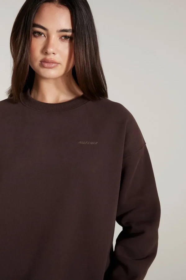 Jumpers & Hoodies<ALL FENIX Signature Crew Sweater Espresso