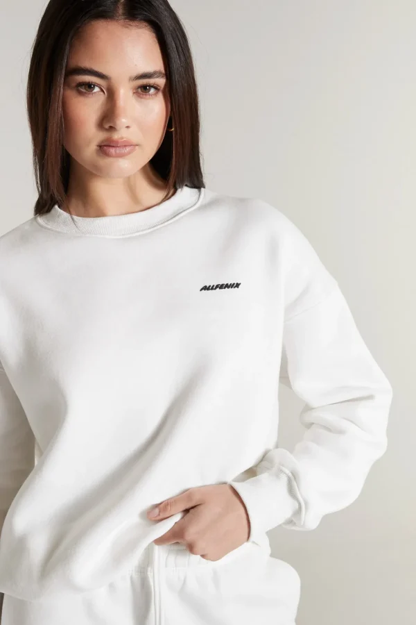 Jumpers & Hoodies<ALL FENIX Signature Crew Sweater Chalk