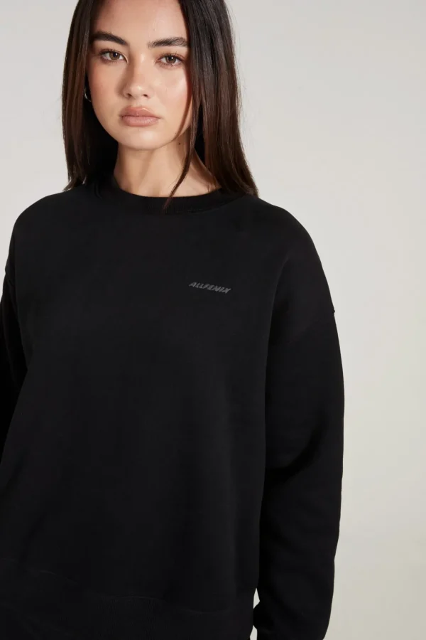 Jumpers & Hoodies<ALL FENIX Signature Crew Sweater Black