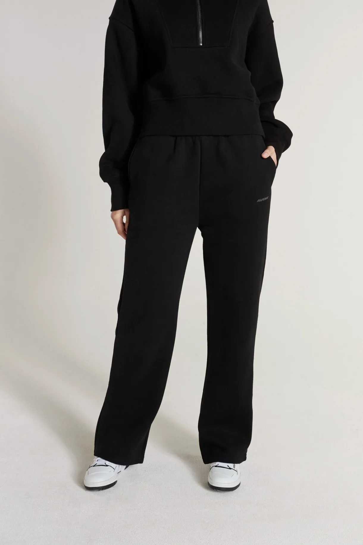 Track Pants<ALL FENIX Signature Wide Leg Track Pant Black
