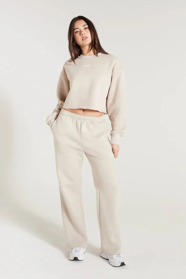 Track Pants<ALL FENIX Signature Wide Leg Track Pant Stone