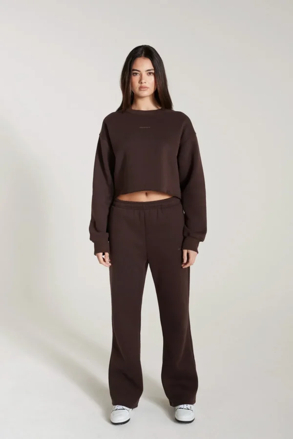 Track Pants<ALL FENIX Signature Wide Leg Track Pant Espresso