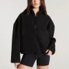 Jumpers & Hoodies<ALL FENIX Soft Fleece 1/2 Zip Sweater Black