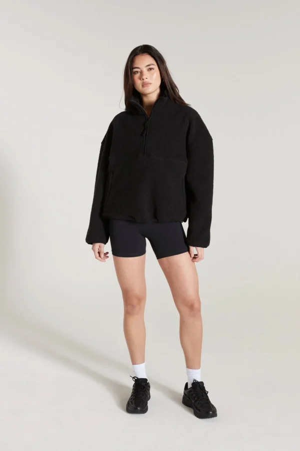 Jumpers & Hoodies<ALL FENIX Soft Fleece 1/2 Zip Sweater Black