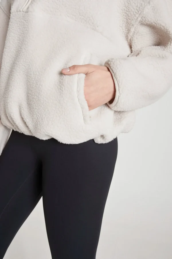Jumpers & Hoodies<ALL FENIX Soft Fleece 1/2 Zip Sweater Clay