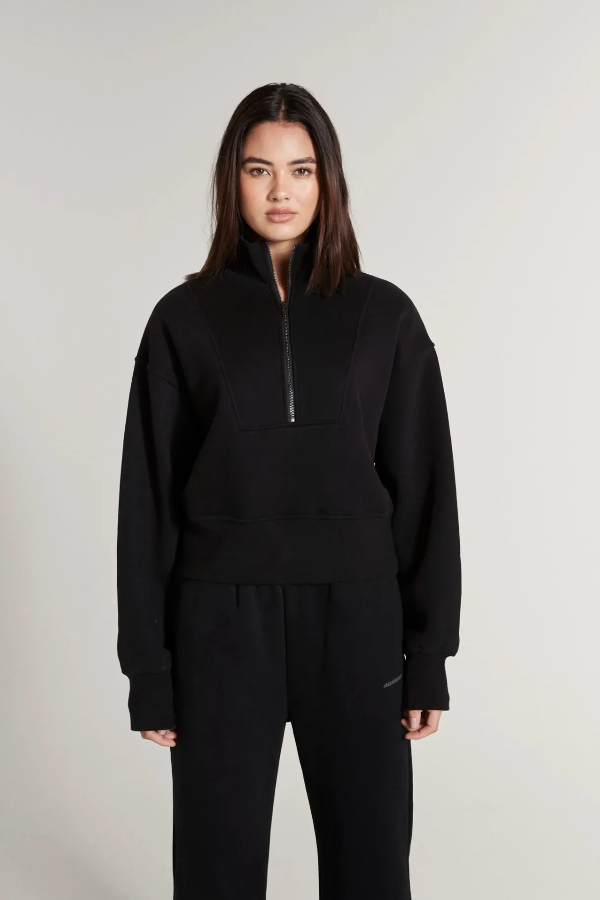 Jumpers & Hoodies<ALL FENIX Track 1/2 Zip Sweater Black