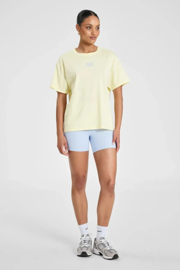 Tees & Tanks<ALL FENIX ALLFENIX Waves Logo Tee ButterYellow