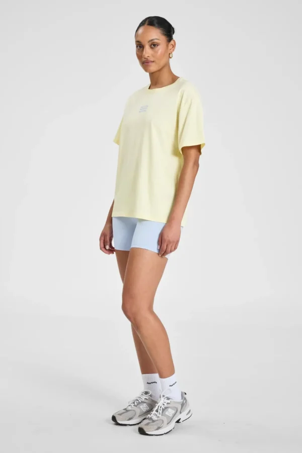 Tees & Tanks<ALL FENIX ALLFENIX Waves Logo Tee ButterYellow