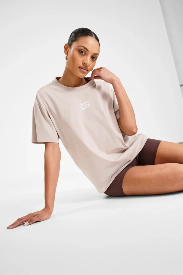 Tees & Tanks<ALL FENIX ALLFENIX Waves Logo Tee Stone