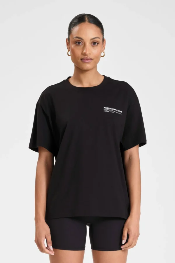 Tees & Tanks<ALL FENIX ALLFENIX Wellness Series Tee Black