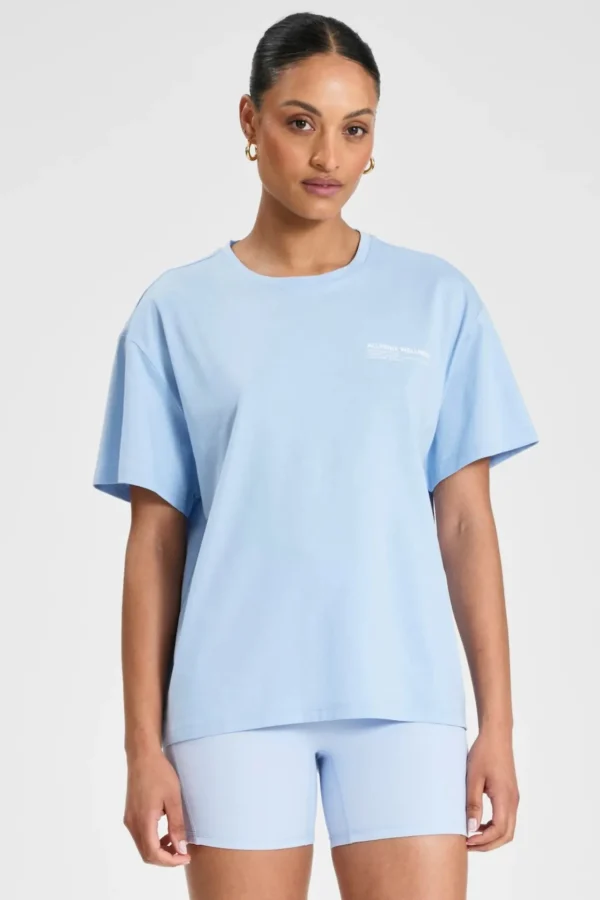 Tees & Tanks<ALL FENIX ALLFENIX Wellness Series Tee SkyBlue