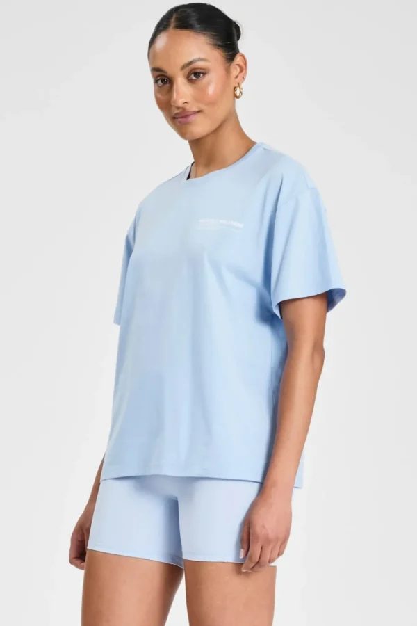 Tees & Tanks<ALL FENIX ALLFENIX Wellness Series Tee SkyBlue