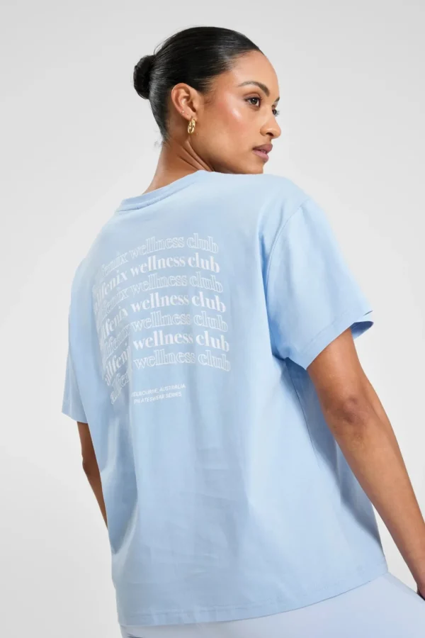 Tees & Tanks<ALL FENIX ALLFENIX Wellness Series Tee SkyBlue