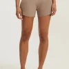 Shorts<ALL FENIX Amelia Rib Short Latte