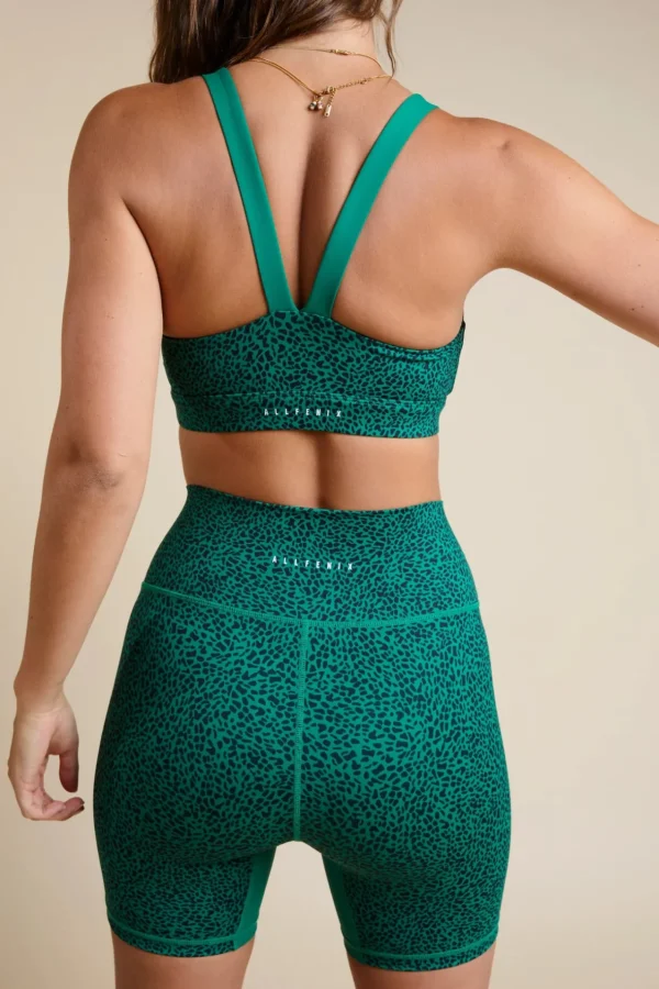 Sports Bras<ALL FENIX Animal Print V-Back Sports Bra
