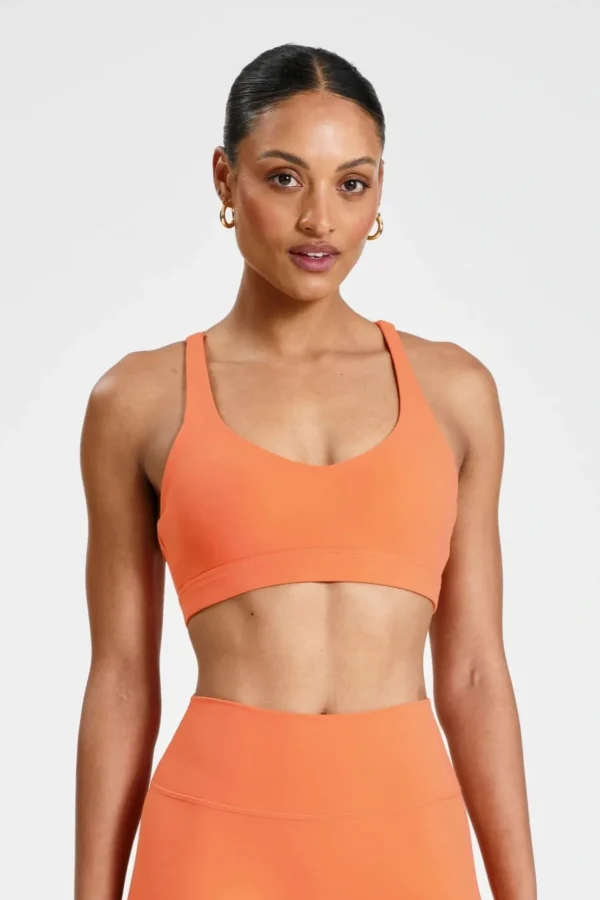 Sports Bras<ALL FENIX CLOUDCORE Cross Back Sports Bra Coral
