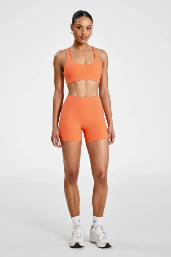 Sports Bras<ALL FENIX CLOUDCORE Cross Back Sports Bra Coral