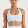 Sports Bras<ALL FENIX CLOUDCORE Halter Sports Bra SkyBlue