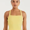 Tees & Tanks<ALL FENIX CLOUDCORE Square Neck Tank ButterYellow