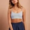 Sports Bras<ALL FENIX Cotton Everyday Bralette Grey