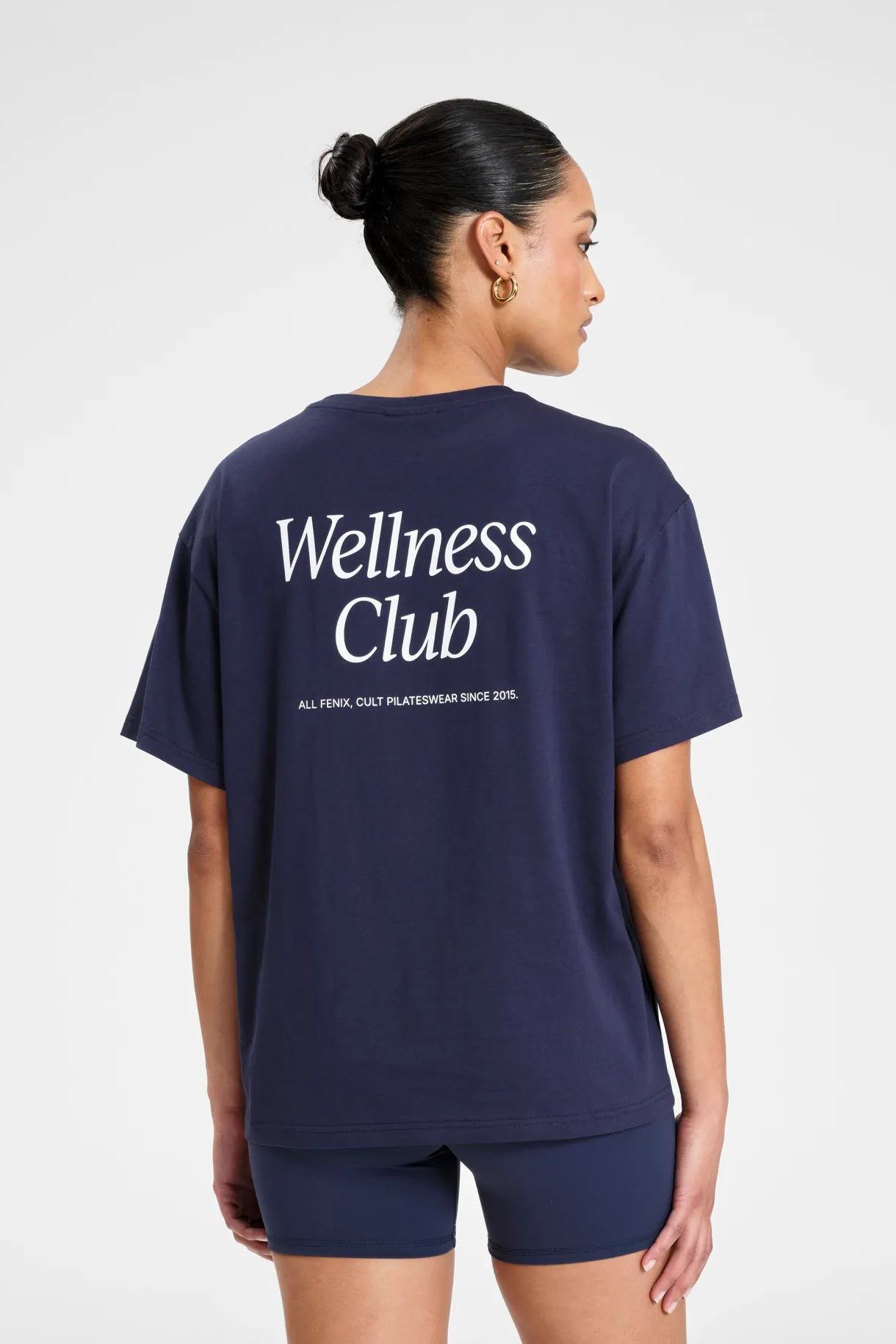 Tees & Tanks<ALL FENIX Cult Pilateswear Tee Navy