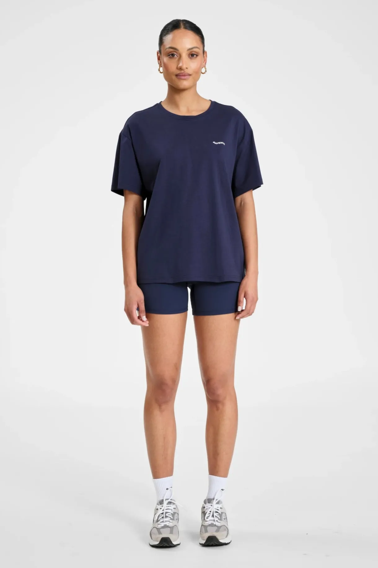 Tees & Tanks<ALL FENIX Cult Pilateswear Tee Navy