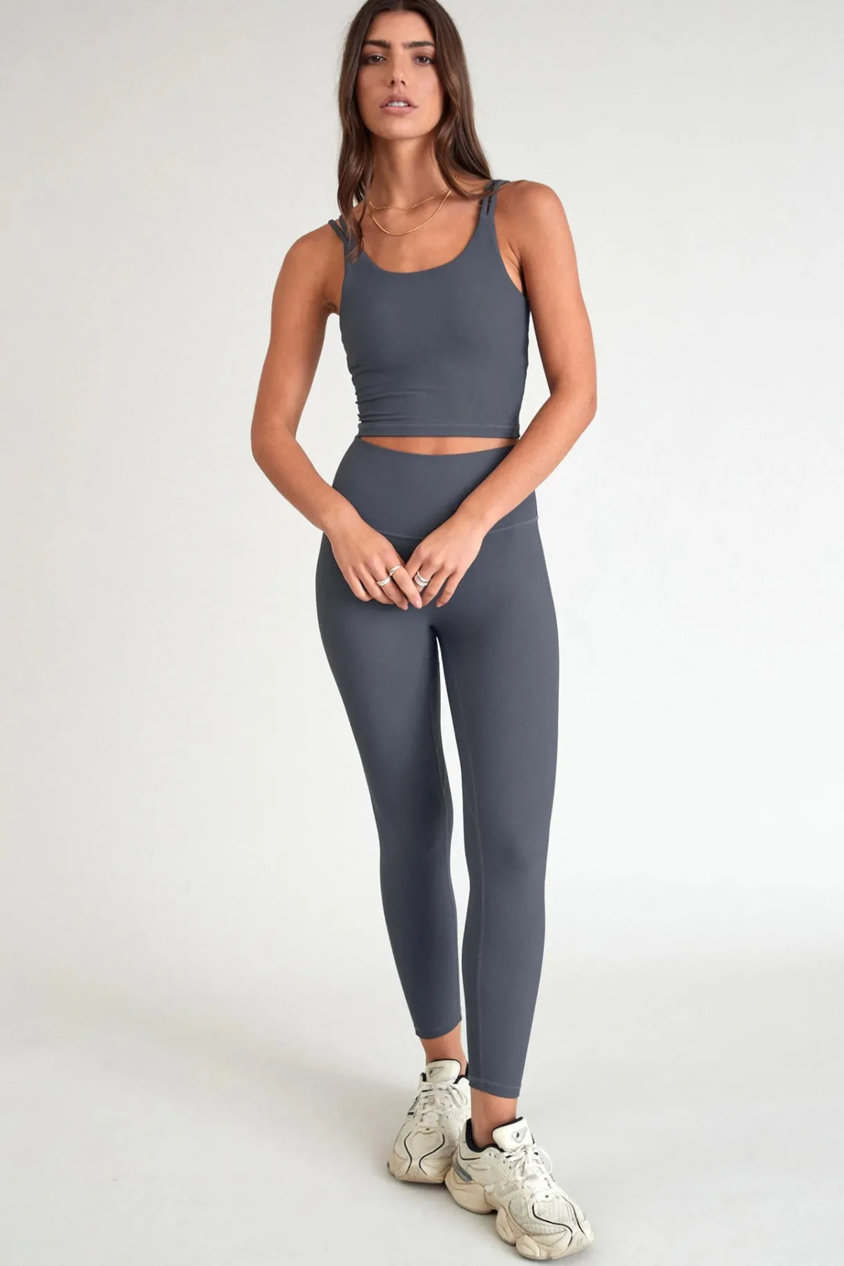 7/8 Leggings<ALL FENIX EcoRib 7/8 Legging Steel