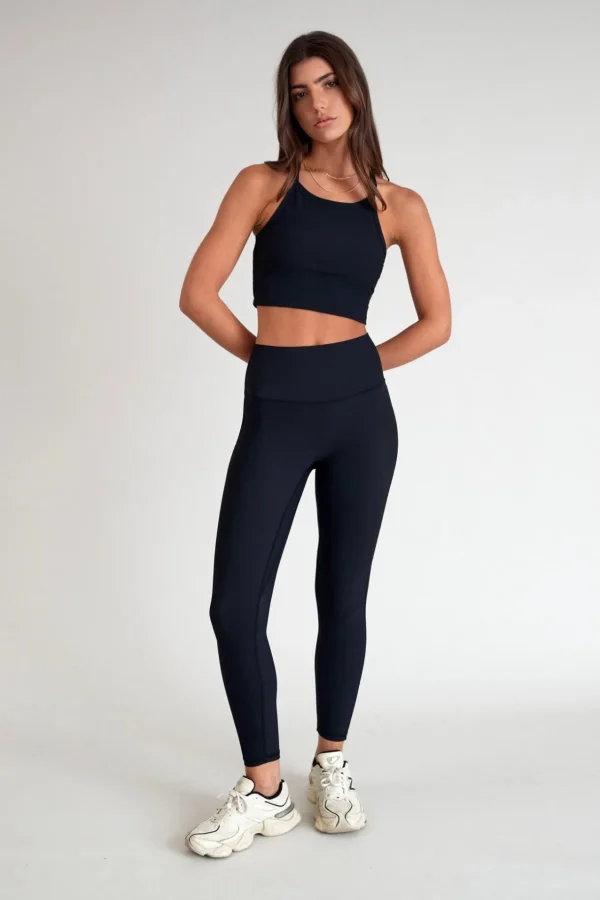 7/8 Leggings<ALL FENIX EcoRib 7/8 Legging Black