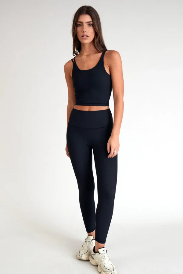 7/8 Leggings<ALL FENIX EcoRib 7/8 Legging Black