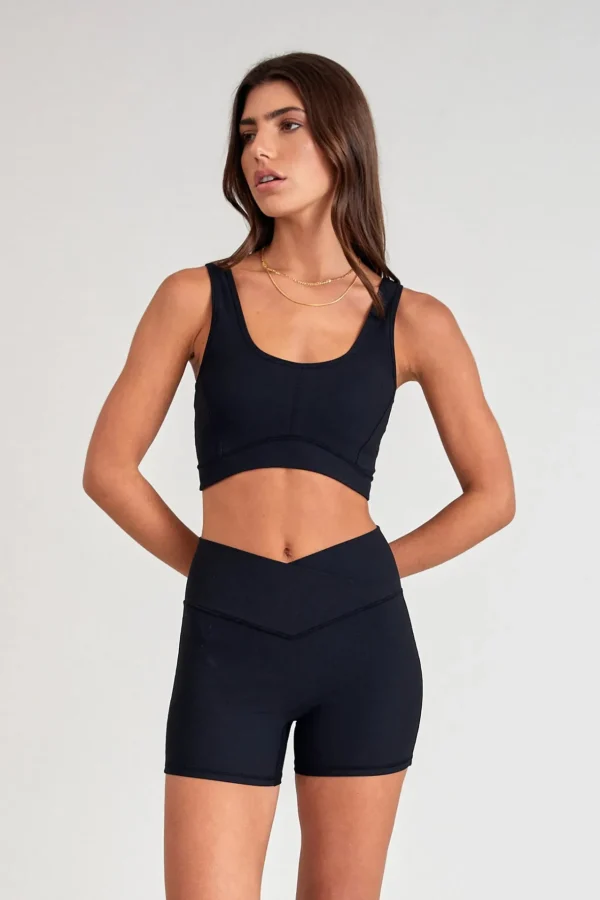 Sports Bras<ALL FENIX EcoRib Contour Sports Bra Black