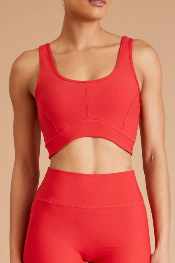 Sports Bras<ALL FENIX EcoRib Contour Sports Bra Watermelon