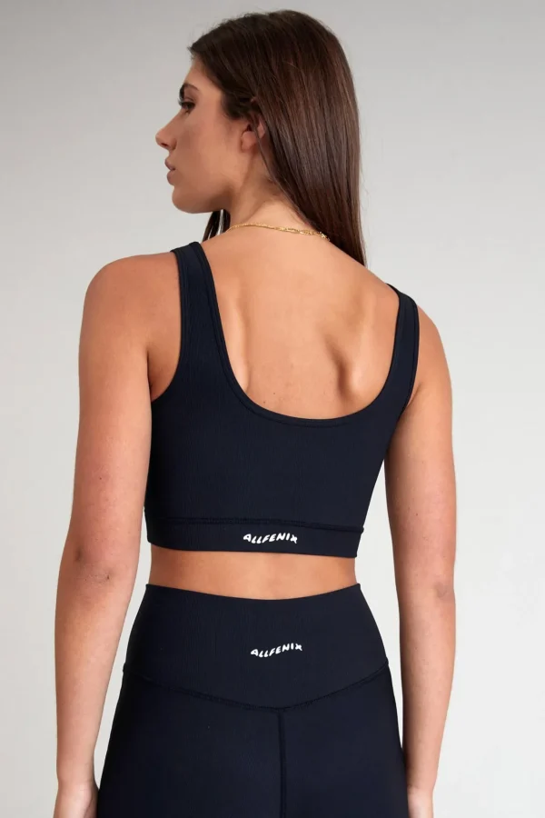 Sports Bras<ALL FENIX EcoRib Contour Sports Bra Black