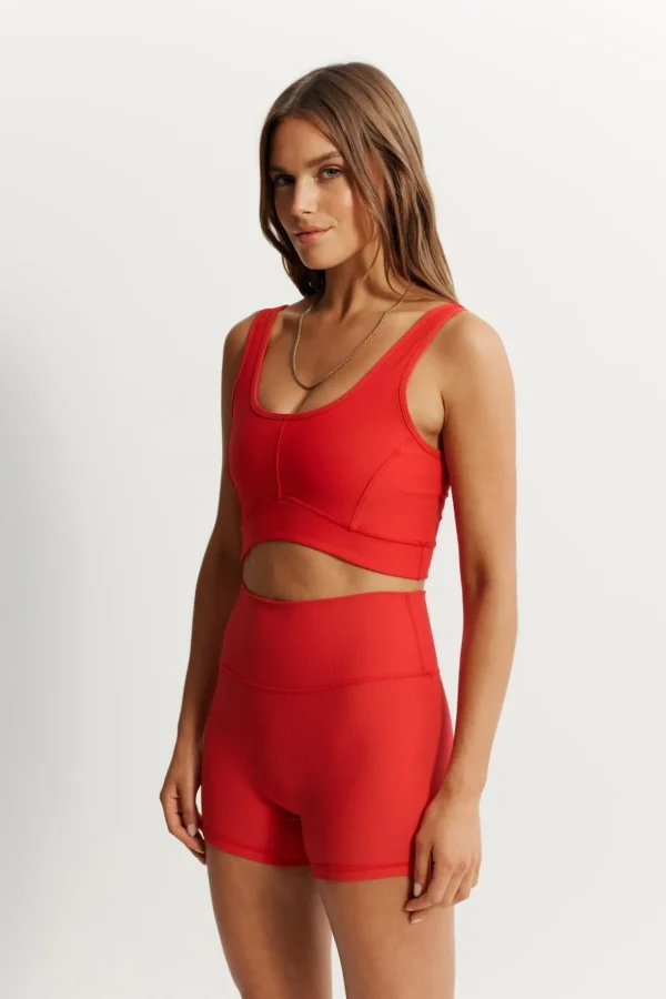 Sports Bras<ALL FENIX EcoRib Contour Sports Bra Watermelon