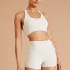 Sports Bras<ALL FENIX EcoRib Cross Back Sports Bra Stone