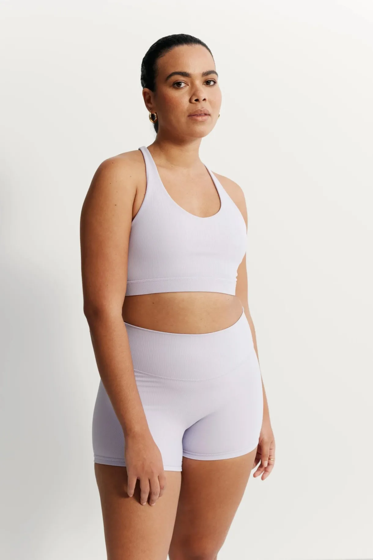 Bike Shorts<ALL FENIX EcoRib 4" Bike Short Lilac