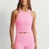 Tees & Tanks | Sports Bras<ALL FENIX EcoRib Racer Crop Pink