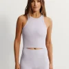 Tees & Tanks | Sports Bras<ALL FENIX EcoRib Racer Crop Lilac