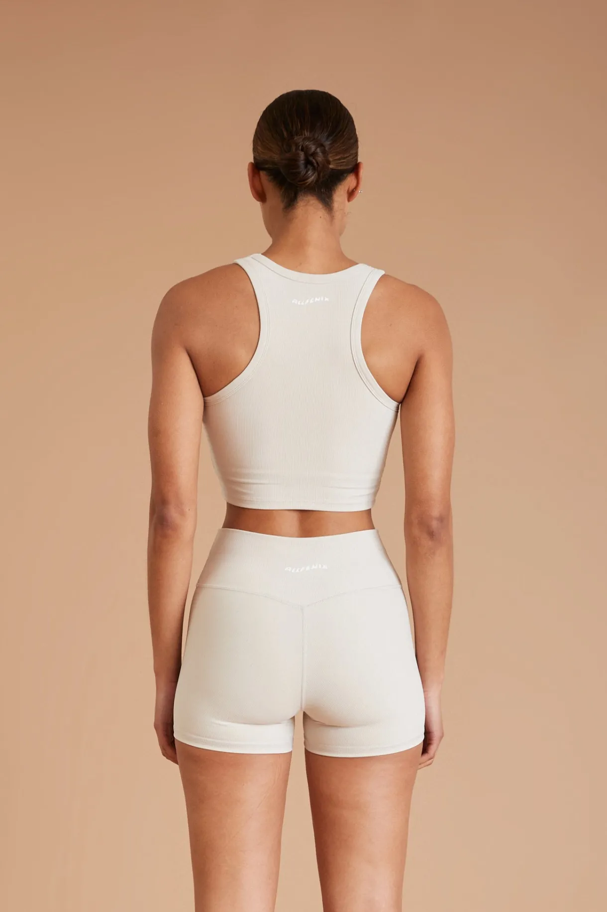 Tees & Tanks | Sports Bras<ALL FENIX EcoRib Racer Crop Stone