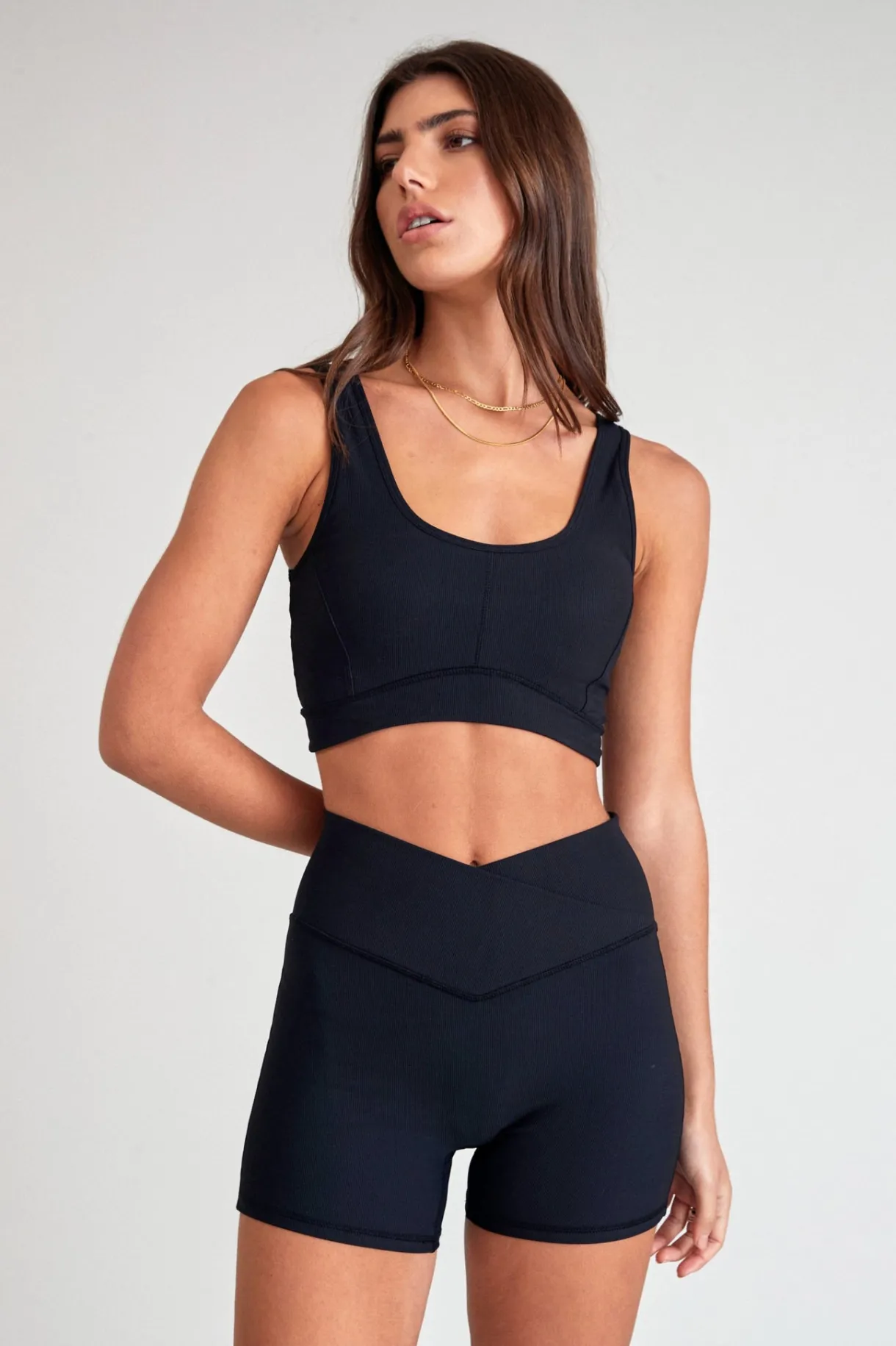 Bike Shorts<ALL FENIX EcoRib V-Waist 5" Bike Short Black