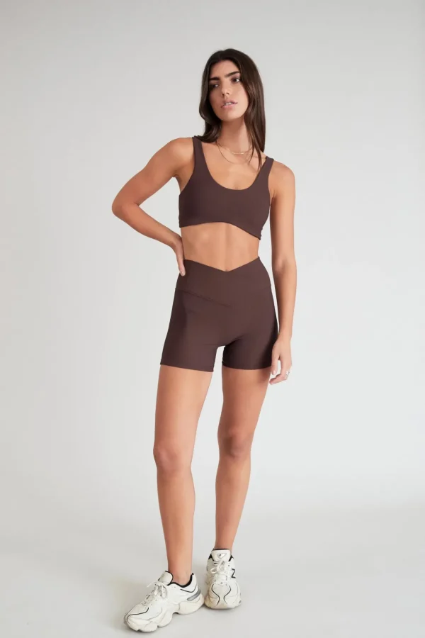 Bike Shorts<ALL FENIX EcoRib V-Waist 5" Bike Short Espresso