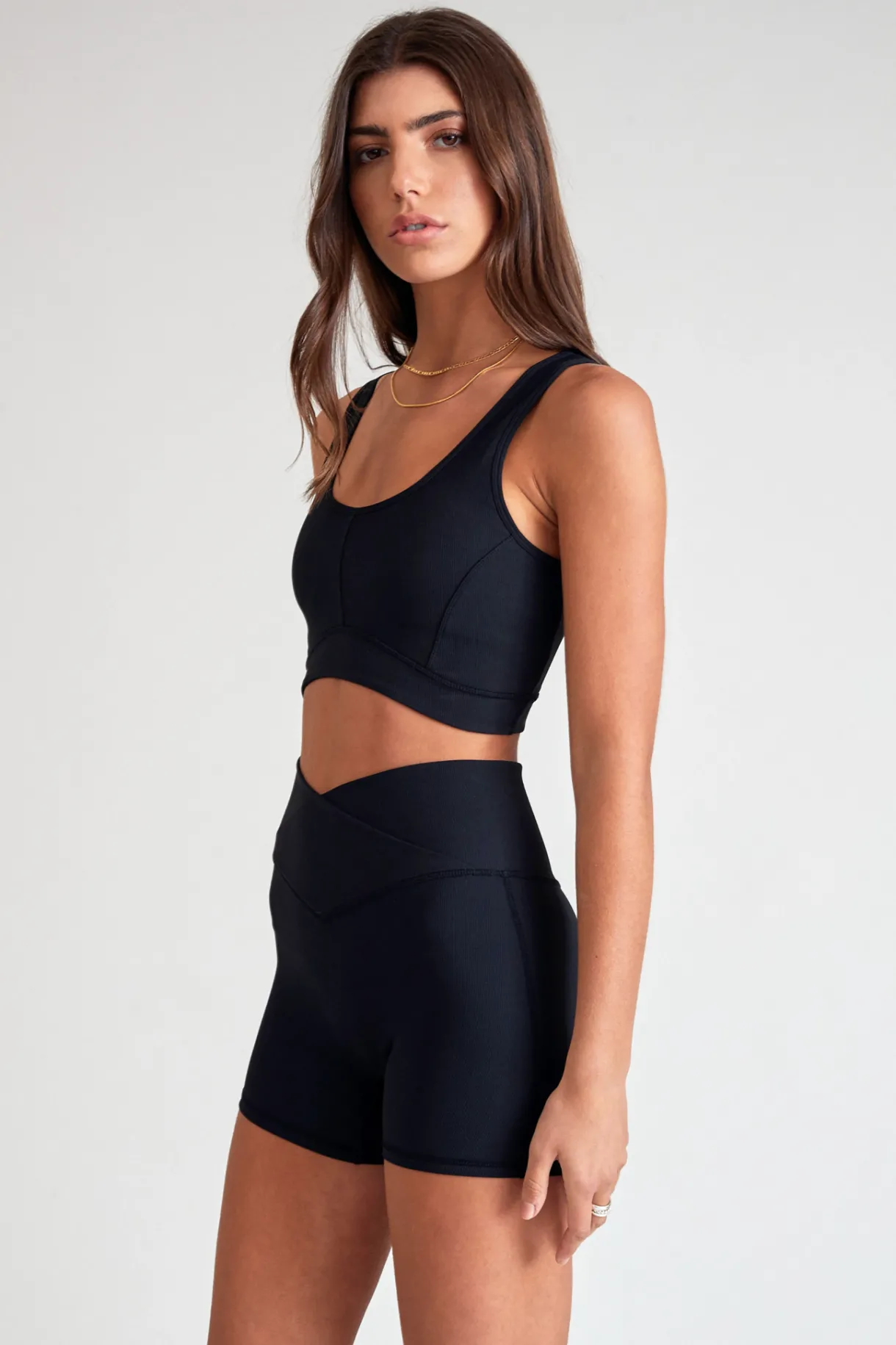 Bike Shorts<ALL FENIX EcoRib V-Waist 5" Bike Short Black